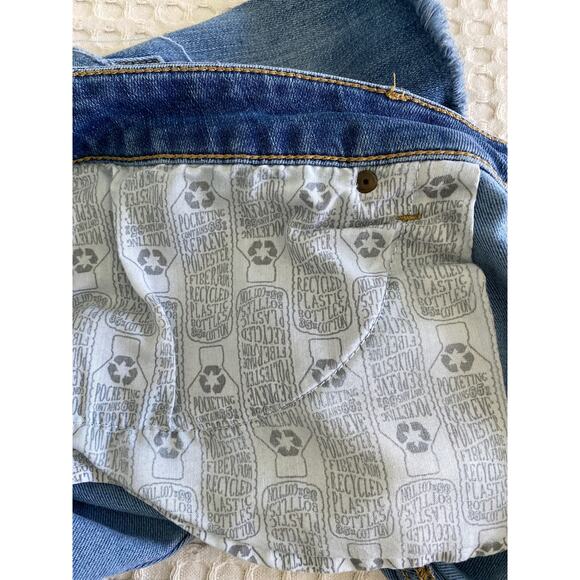 Ava & Viv Midi Cut Off Raw Edge Cuff Jean Shorts Sz 20W‎ - Picture 9 of 11